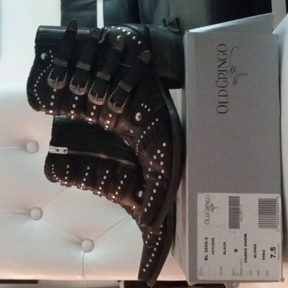 OLD GRINGO JAYLENE BLACK SIZE 7.5 NIB. - Picture 4 of 4